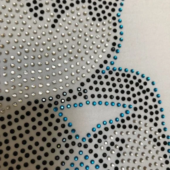 DIsney Rhinestone Mickey Hi-Lo Top- Silver, Blue, Black - Sz M - NWOT - Picture 4 of 5